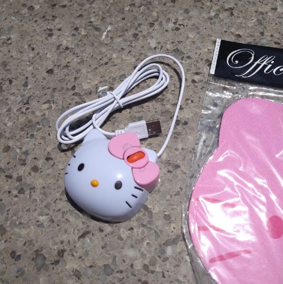 Computers, Laptops & Parts Hello Kitty Mouse And Mouse Pad Poshmark